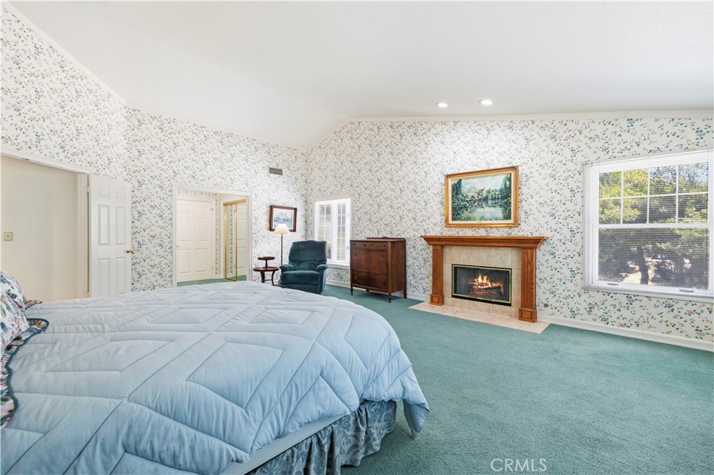 25707 Pacy Street Newhall, CA 91321 - Photo 35 of 62 bedroom #2 - primary w/virtual flame