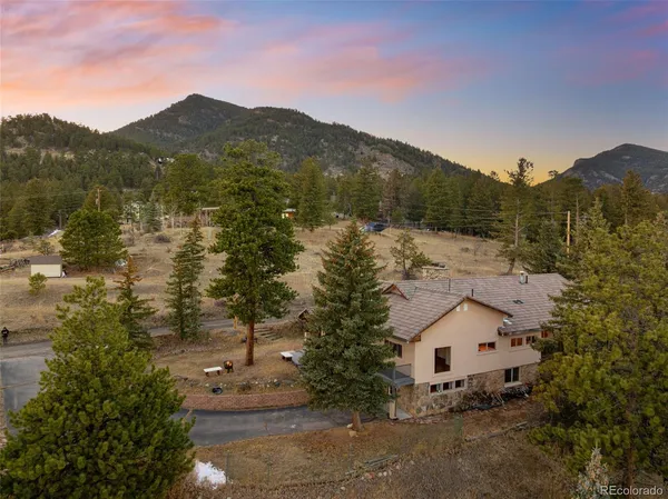 a view of a mountain in the distance