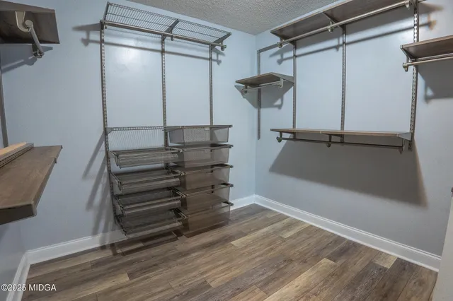 a view of walk in closet