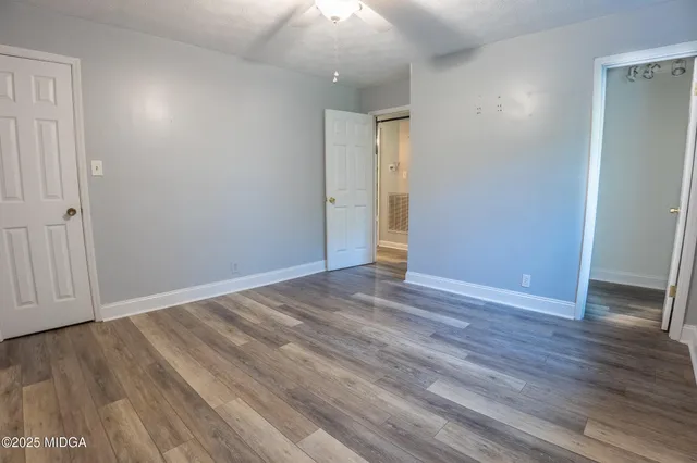 wooden floor in an empty room