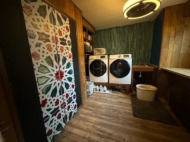 a view of a porch with chairs