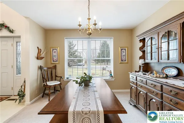 a view of living room and washer and dryer