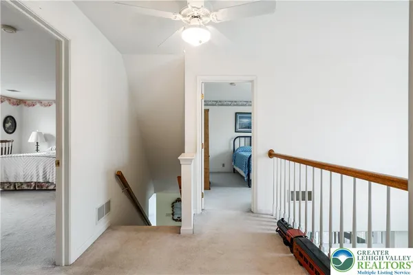a room with furniture and a table