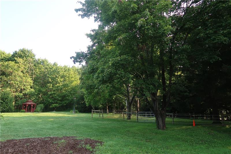 341 Story Road Export, PA 15632 - Photo 23 of 25 2+ Glorious and Perfectly Landscaped Tree lined Acres with Private back yard including HORSE FENCED AREA and Woods surrounding Gazebo