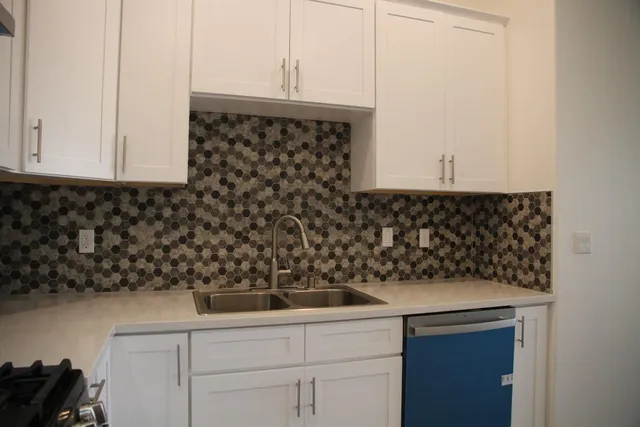 a close view of closet