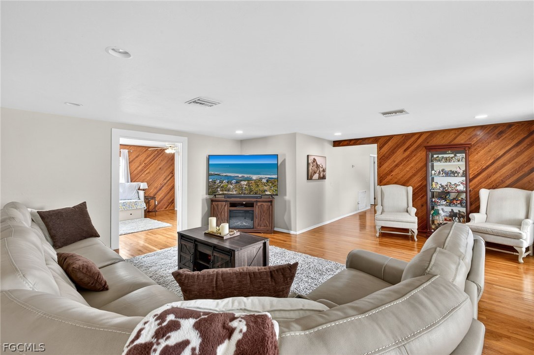 3790 Goggin Road Alva, FL 33920 - Photo 3 of 38 a living room with furniture and a large window