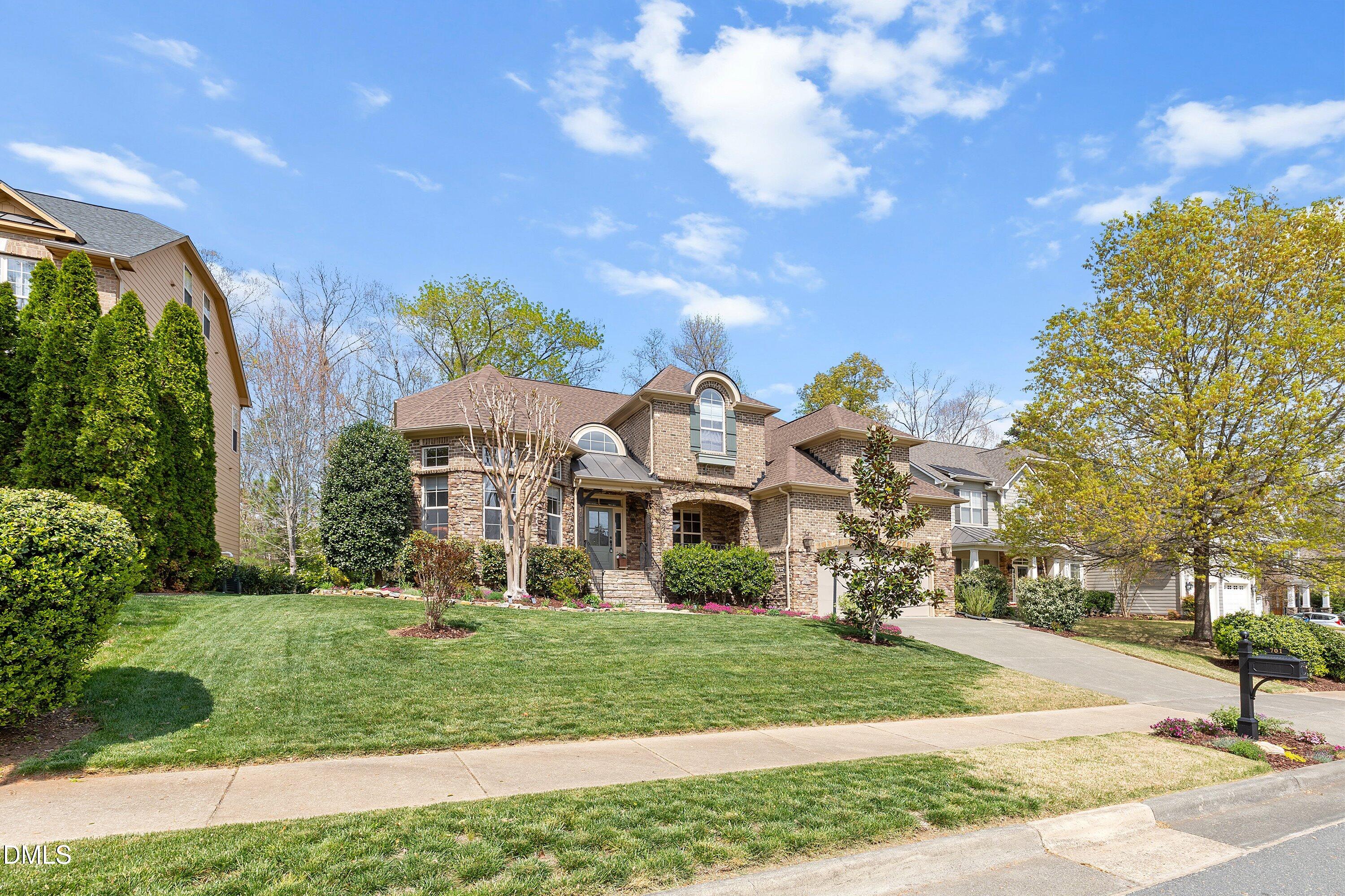 701 Royal Tower Way Cary, NC 27513 - Photo 77 of 82 a front view of house with yard