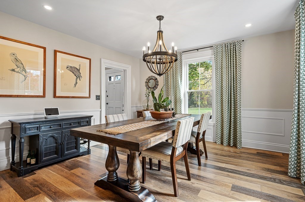 13 Blackstone Street Mendon, MA 01756 - Photo 10 of 41 a view of a dining room with furniture window and wooden floor