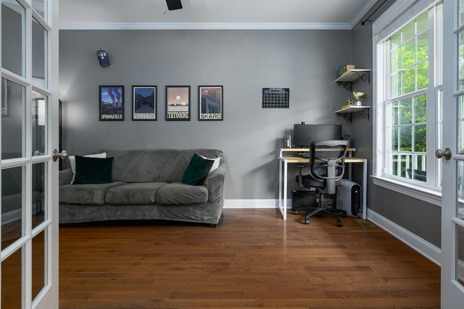413 Mickey Lane Cary, NC 27513 - Photo 8 of 35 a living room with furniture and a window