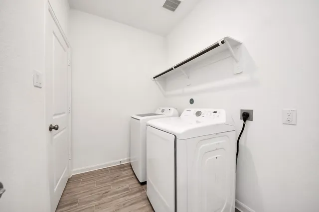 an empty room with an entryway