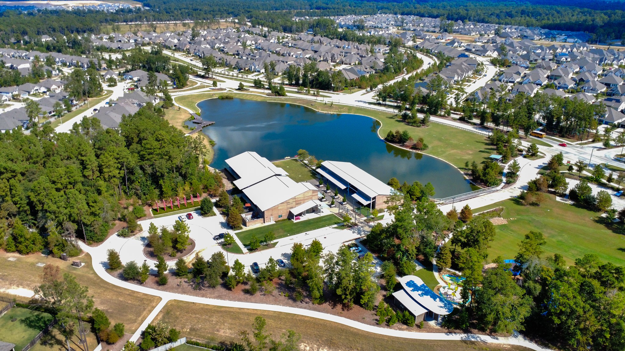 17770 Misty Brook Lane Conroe, TX 77302 - Photo 36 of 50 a view of yard with outdoor seating