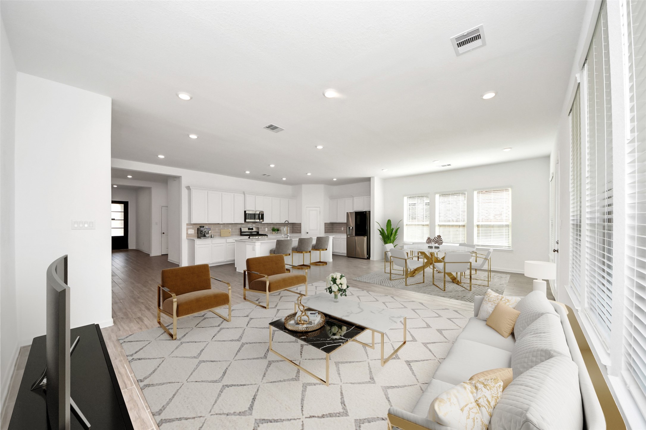 17770 Misty Brook Lane Conroe, TX 77302 - Photo 7 of 50 a living room with furniture and a large window
