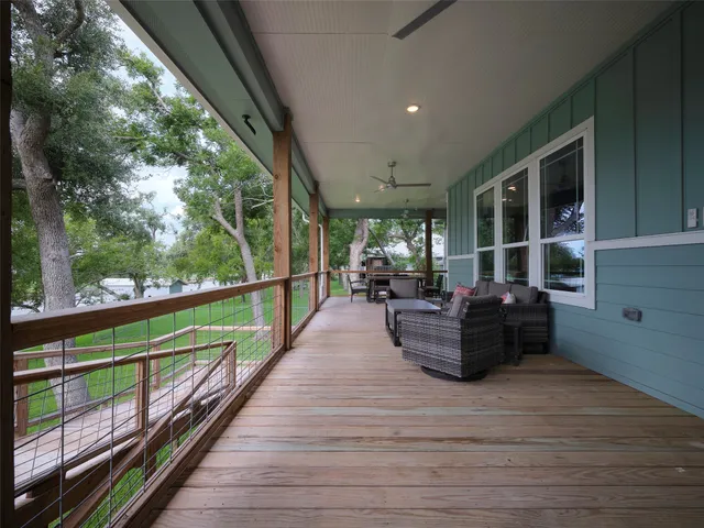 a view of two chairs with wooden floor