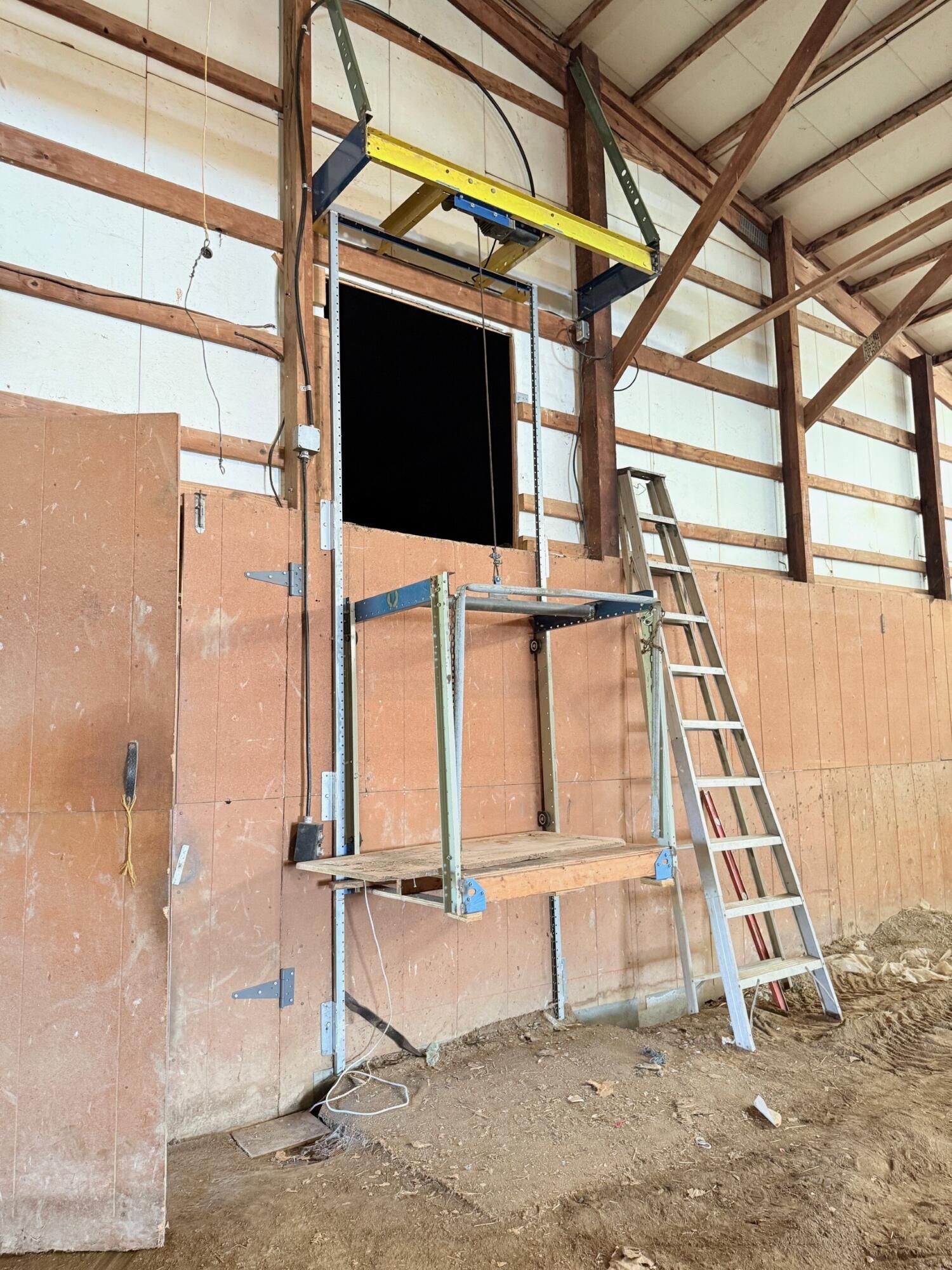 15825 State Rte 207 Mount Sterling, OH 43143 - Photo 34 of 47 Hay lift at back of barn