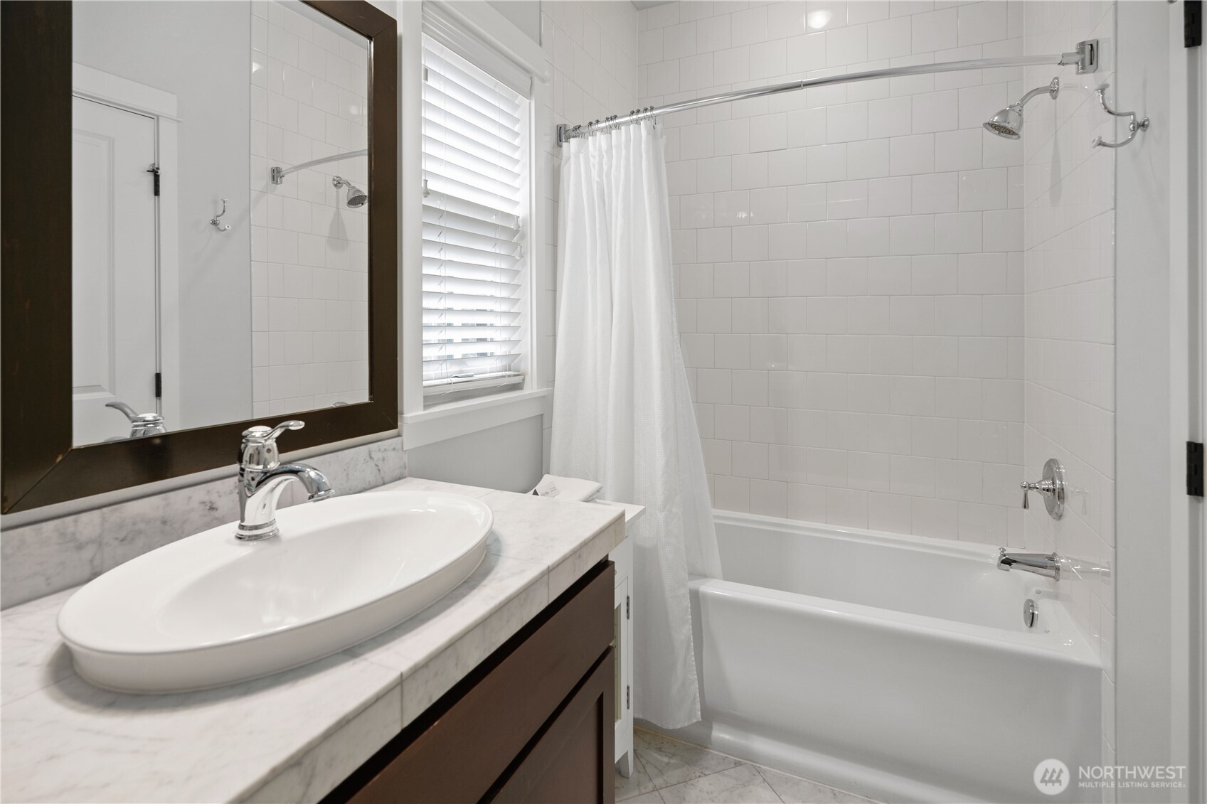 12 Cobblestone Lane Friday Harbor, WA 98250 - Photo 11 of 17 a bathroom with a sink a bathtub and a mirror