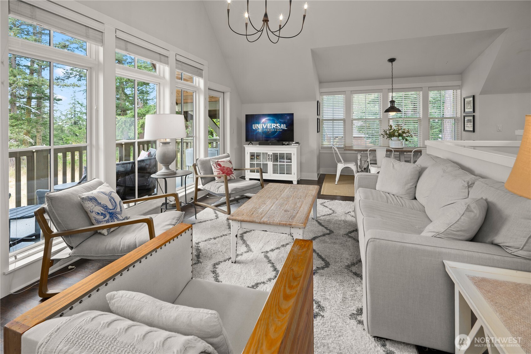 12 Cobblestone Lane Friday Harbor, WA 98250 - Photo 3 of 17 a living room with furniture and a large window