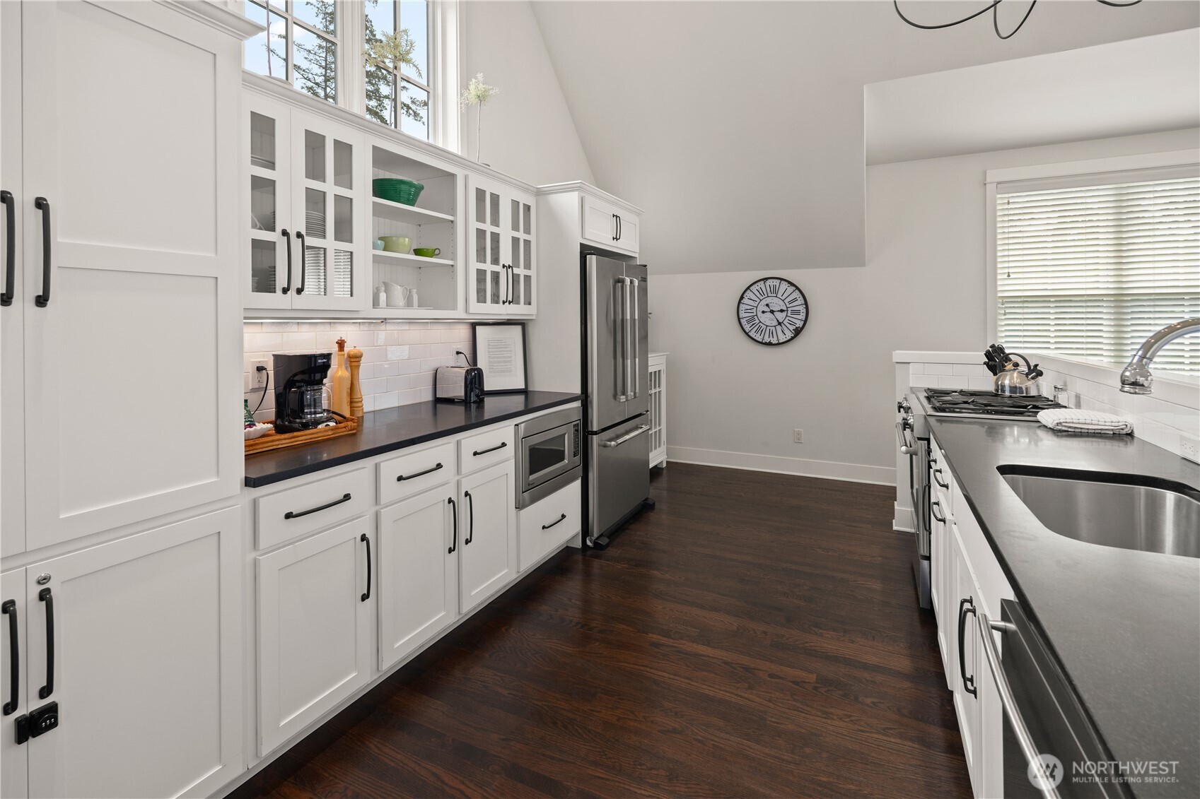 12 Cobblestone Lane Friday Harbor, WA 98250 - Photo 5 of 17 a kitchen with cabinets and wooden floor