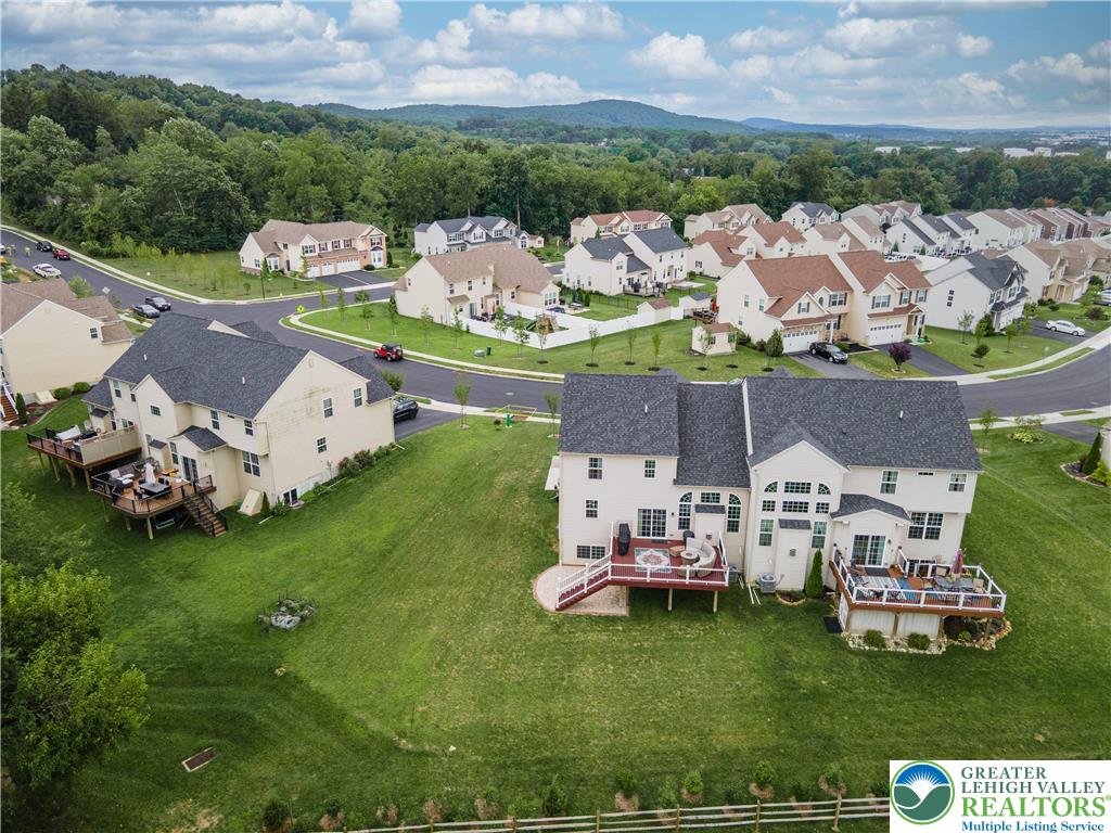 3892 Mink Road Emmaus, PA 18049 - Photo 33 of 39 an aerial view of a house with a big yard