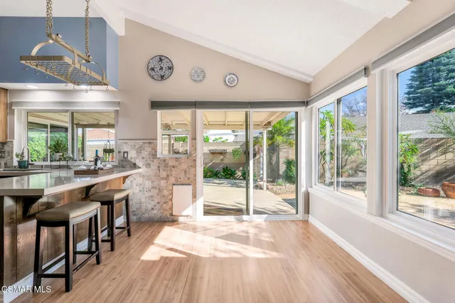 a very nice looking room with a large window