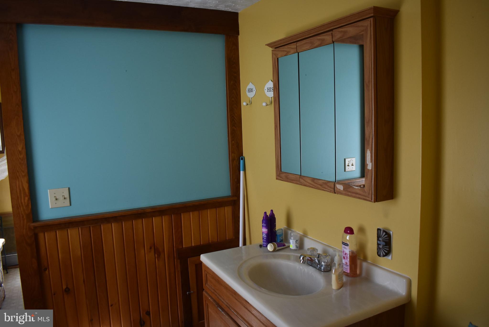 1971 Duckwall Road Berkeley Springs, WV 25411 - Photo 49 of 64 a bathroom with a sink and a mirror