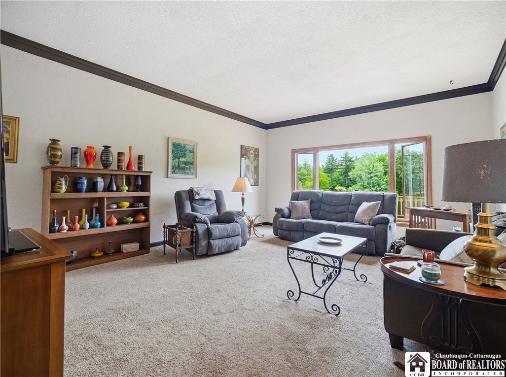 4671 Pickard Road Dewittville, NY 14728 - Photo 11 of 41 Large picture window that overlooks pond allow the