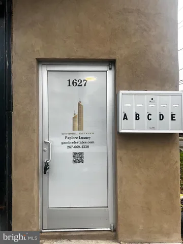 view of a room with mirror