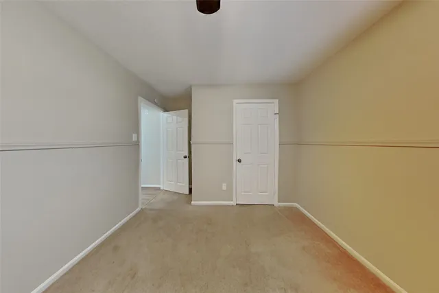 a view of an empty room