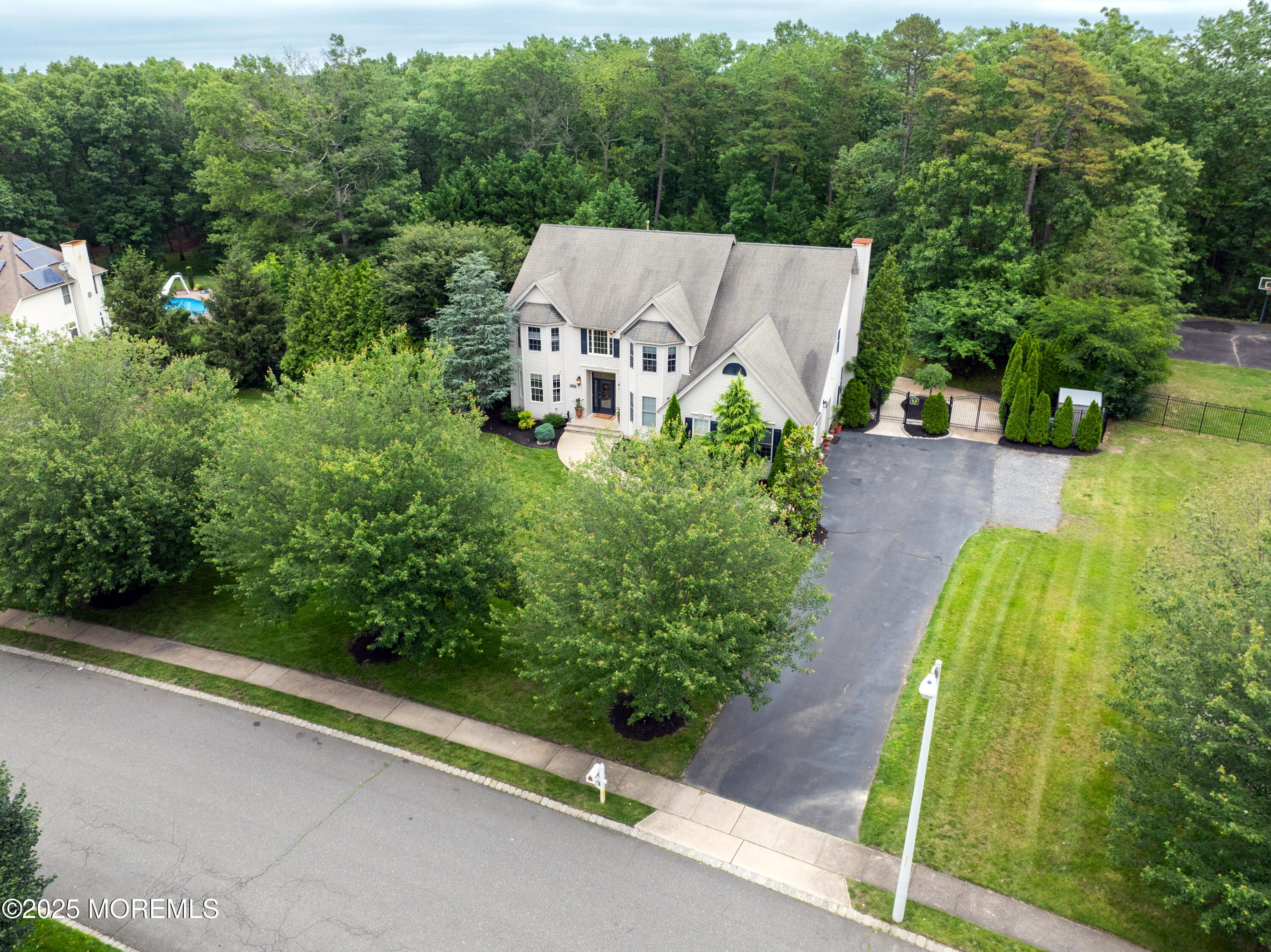 15 Conor Road Jackson, NJ 08527 - Photo 10 of 77 an aerial view of a house with garden space and street view