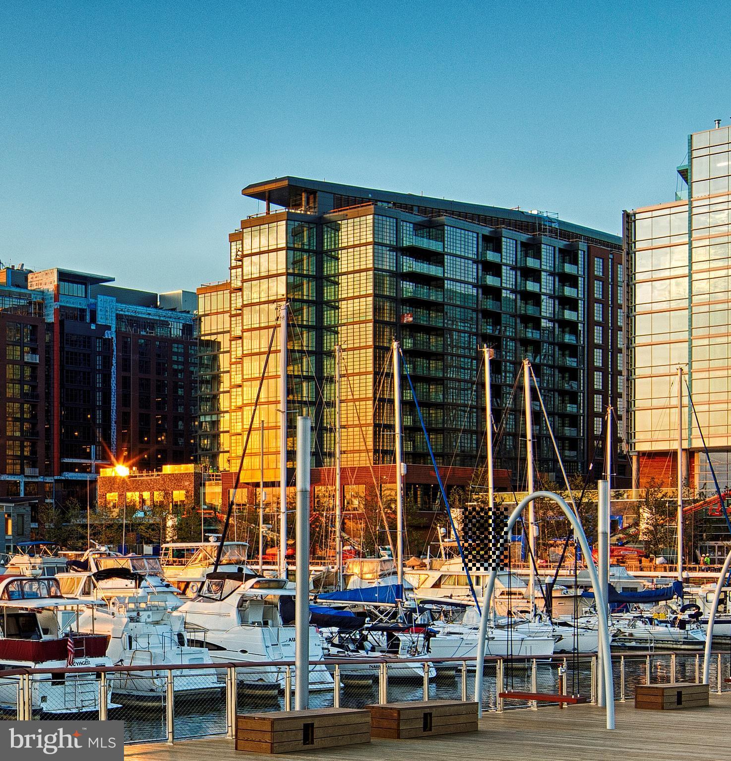 a front view of a building with glass windows