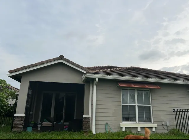 a house with a outdoor space