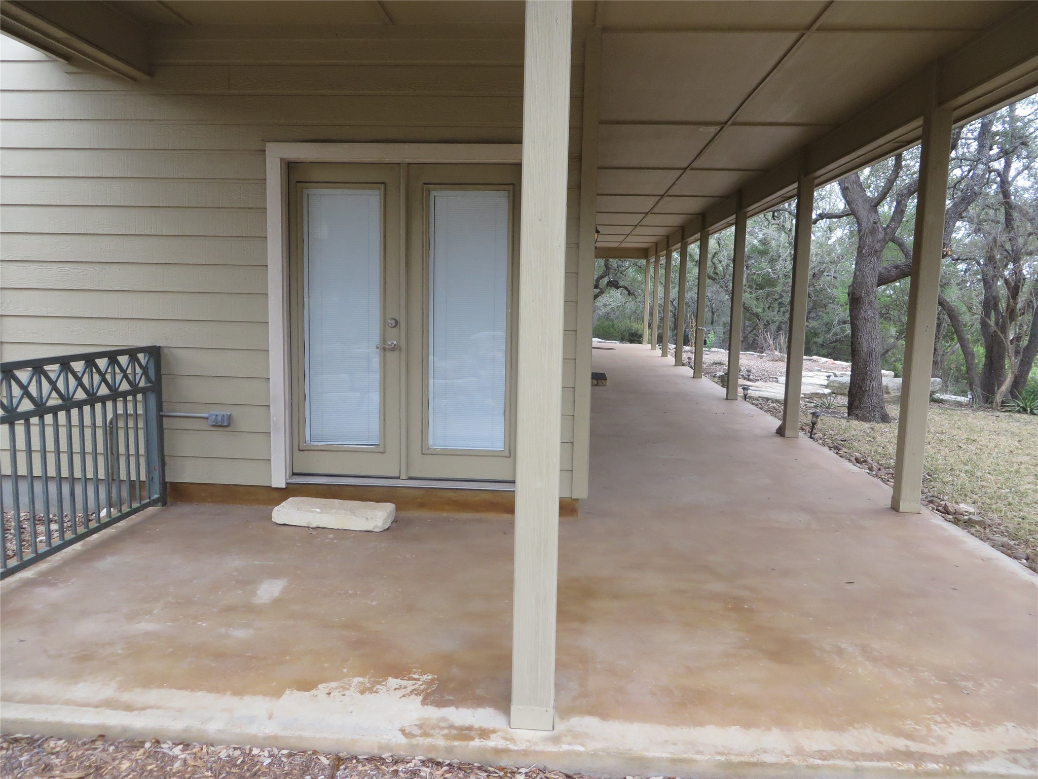 1761 Cottonwood Road Fischer, TX 78623 - Photo 16 of 29 a view of outdoor space with porch