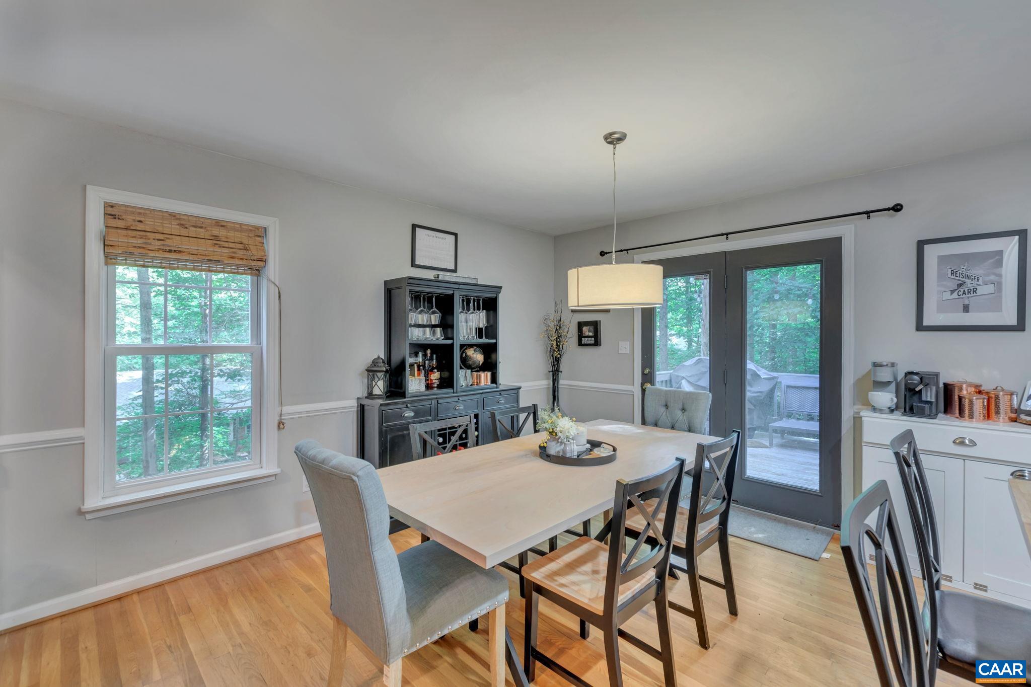 9 Colonial Road Palmyra, VA 22963 - Photo 17 of 49 a view of a dining room with furniture window and outside view