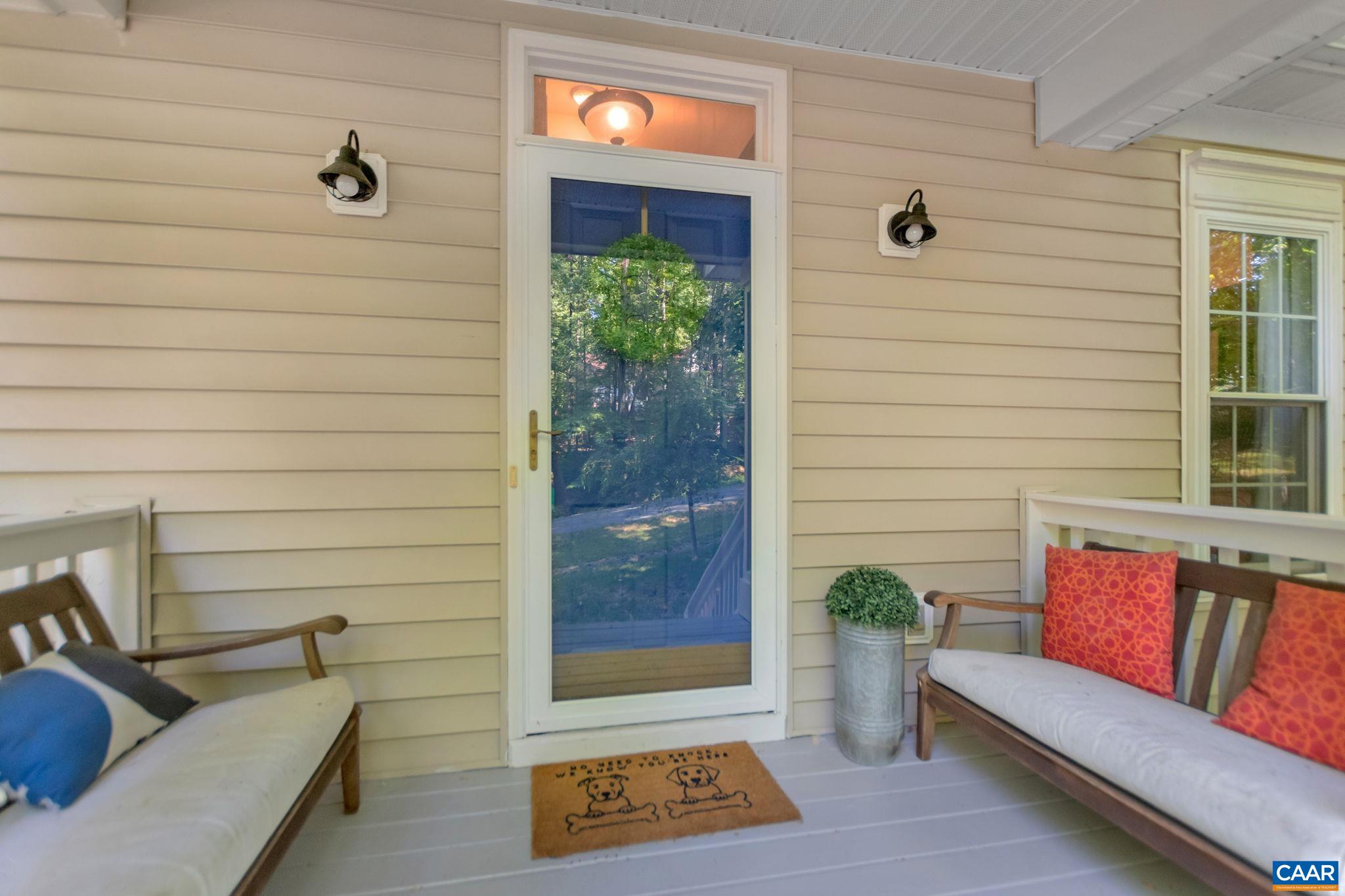 9 Colonial Road Palmyra, VA 22963 - Photo 6 of 49 a view of a entryway door of the house