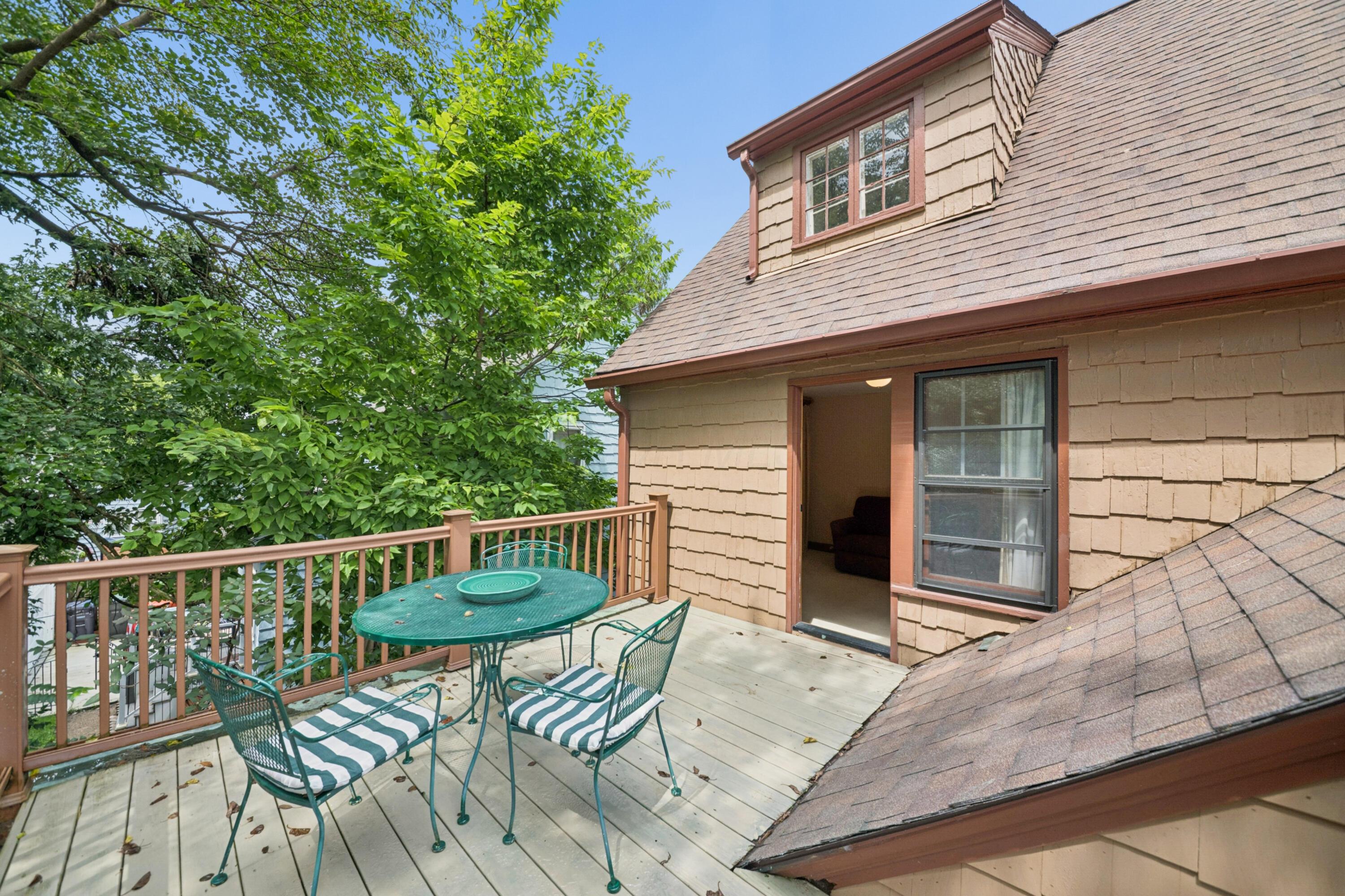 393 Mimring Road Columbus, OH 43202 - Photo 33 of 55 Beautiful view of big, lush backyard from second floor balcony