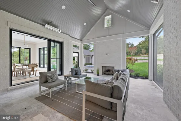 a kitchen with lots of counter top space