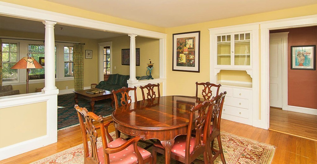 8 Framar Road Wellesley, MA 02481 - Photo 5 of 30 a dining room with furniture and wooden floor