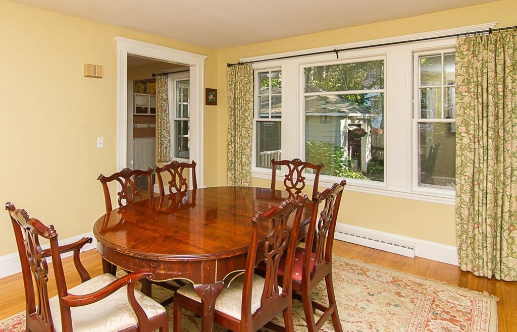 8 Framar Road Wellesley, MA 02481 - Photo 6 of 30 a dining room with furniture and wooden floor