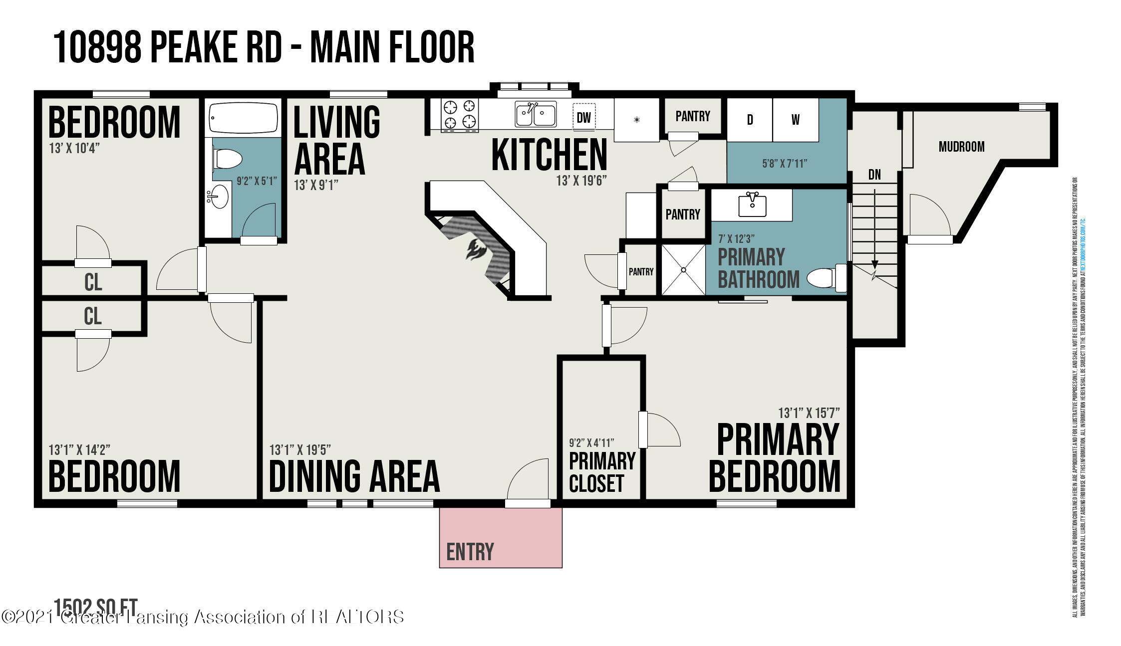 10898 Peake Road Portland, MI 48875 - Photo 27 of 28 Main Floor (1)