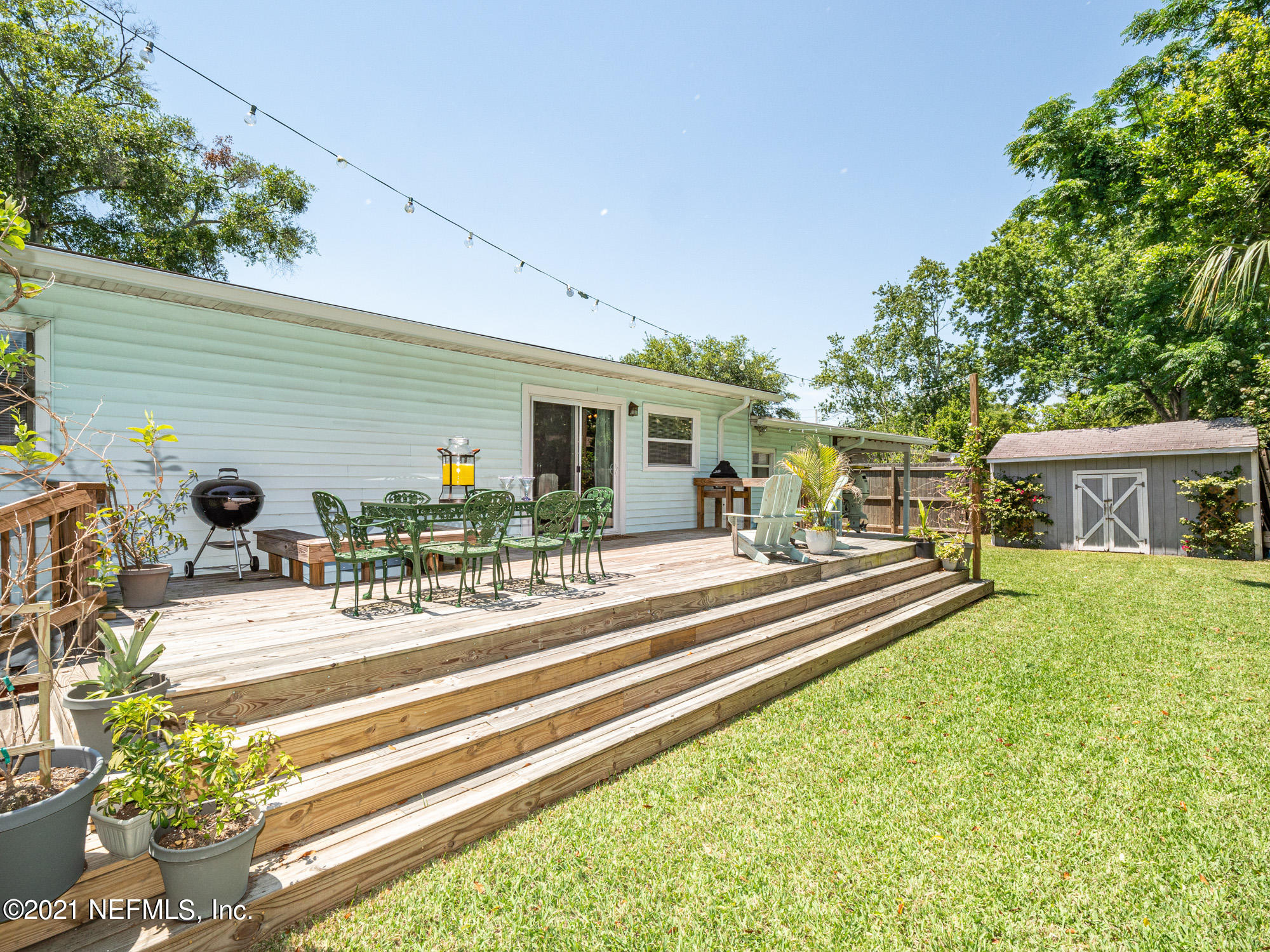 1311 Pinewood Road Jacksonville Beach, FL 32250 - Photo 26 of 40 Huge Wood Deck