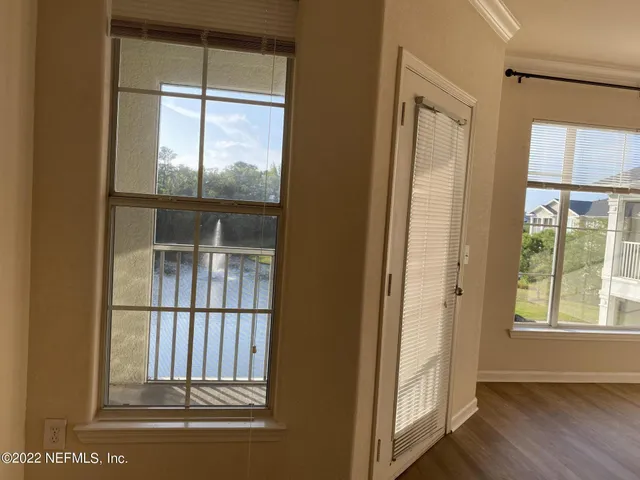 a view of front door