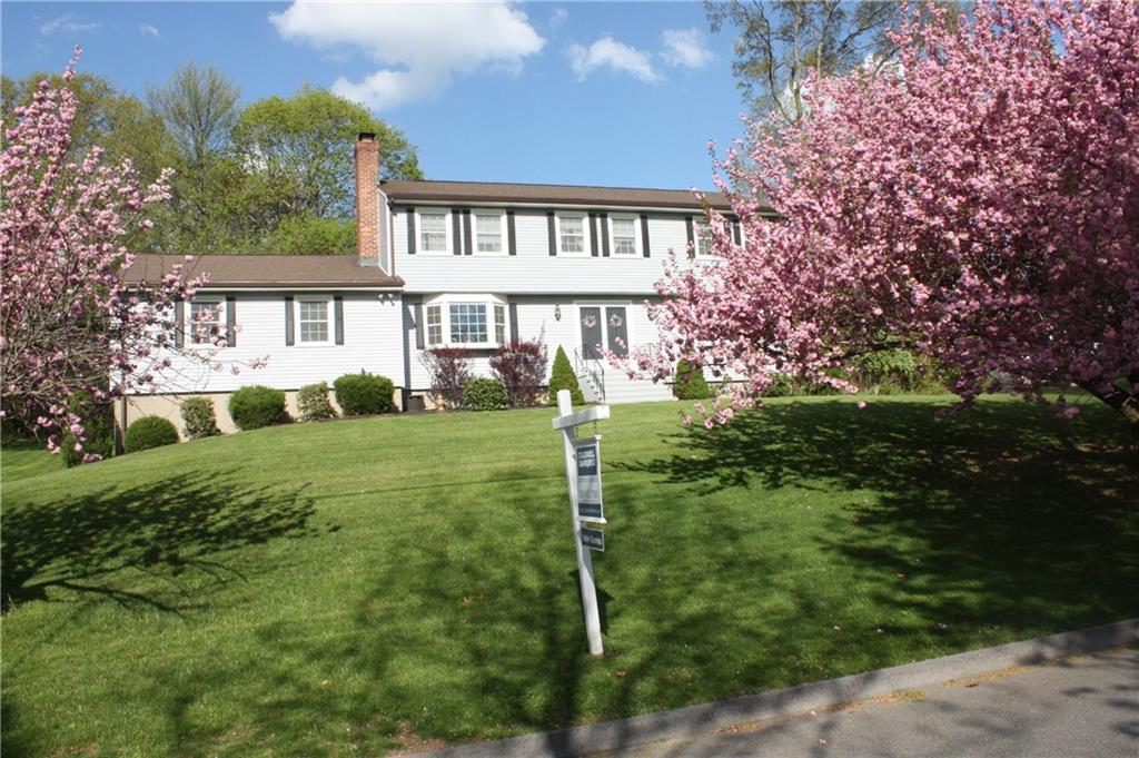 a house view with a garden space