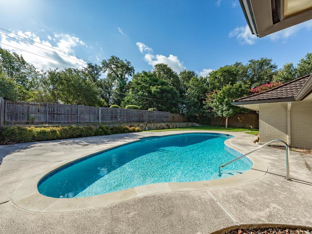 3717 Myrtle Springs Road Benbrook, TX 76116 - Photo 37 of 40 Seller's removed the diving board and slide but it may be deep enough to dive if you want to add them again.