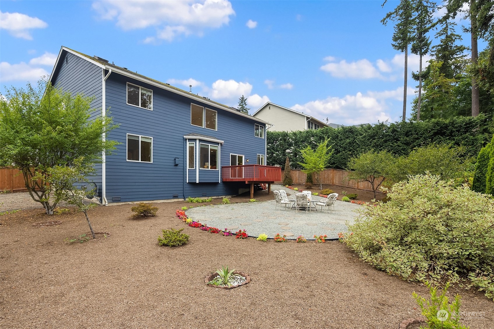 5004 Northeast 25th Street Renton, WA 98059 - Photo 36 of 37 a backyard of a house with yard and outdoor seating