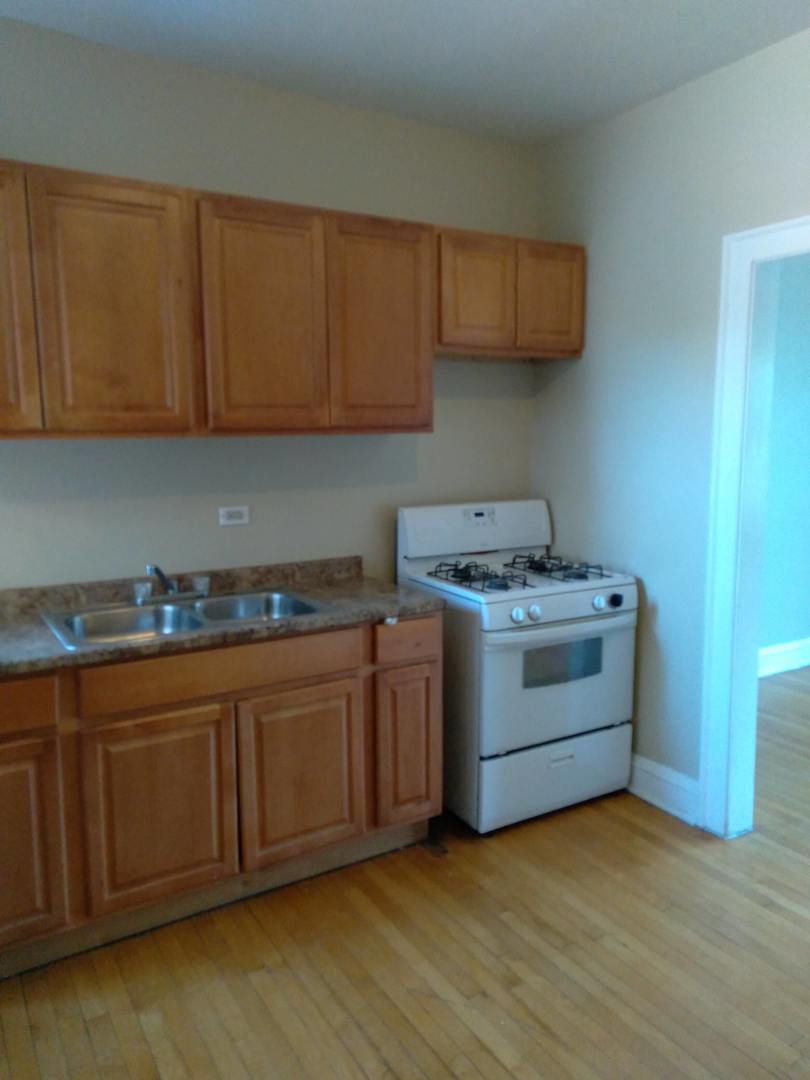 803 Case Street, Unit 3 Evanston, IL 60202 - Photo 9 of 12 a kitchen with granite countertop a sink cabinets and stainless steel appliances