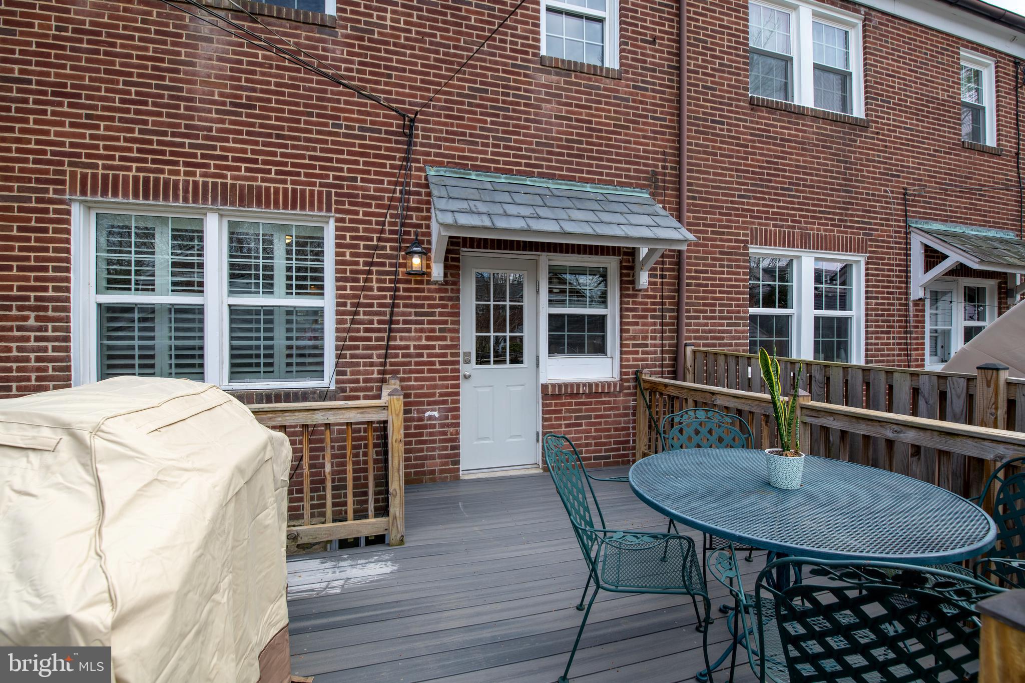 218 Murdock Road Baltimore, MD 21212 - Photo 34 of 41 Deck Off Kitchen