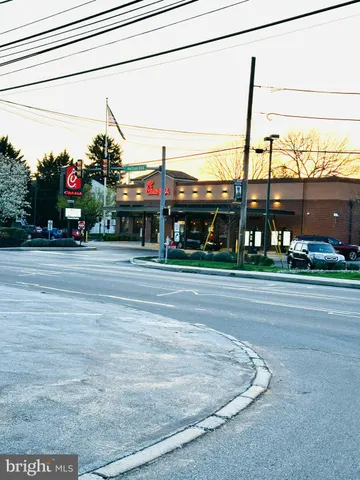 a front view of a building