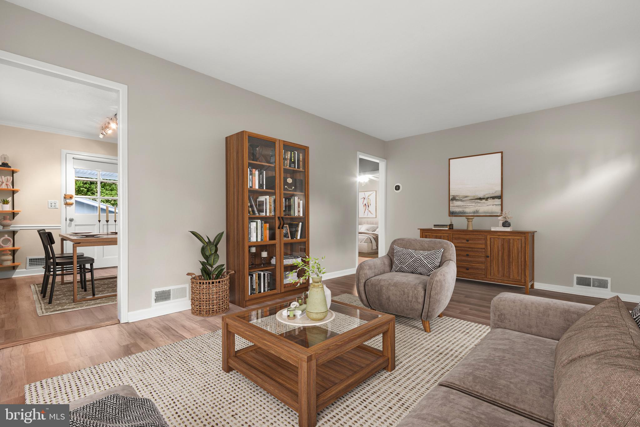 3105 Fayette Road Kensington, MD 20895 - Photo 14 of 93 Living Room - Virtually Staged