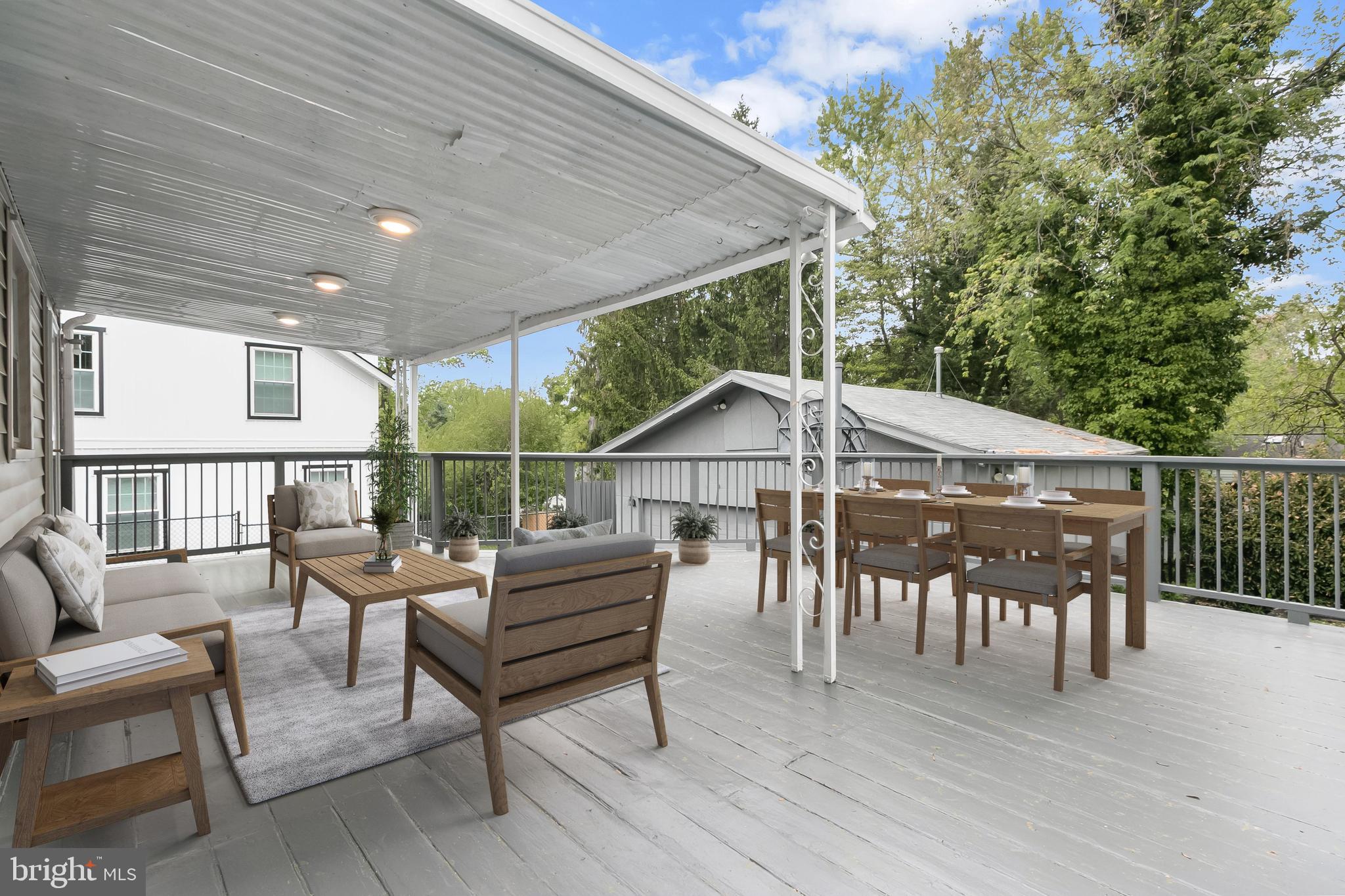 3105 Fayette Road Kensington, MD 20895 - Photo 70 of 93 Back Deck - Virtually Staged