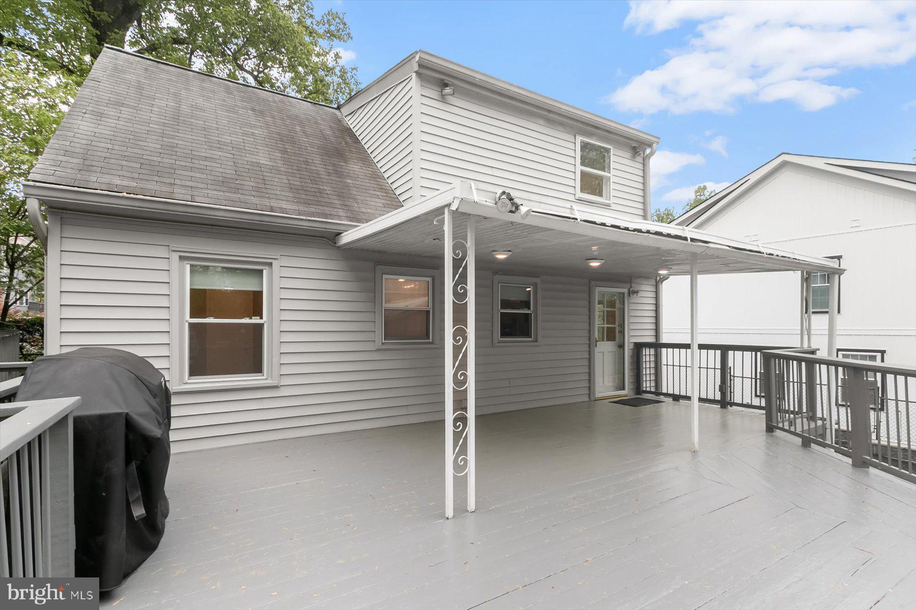 3105 Fayette Road Kensington, MD 20895 - Photo 71 of 93 a view of a house with a balcony and stairs