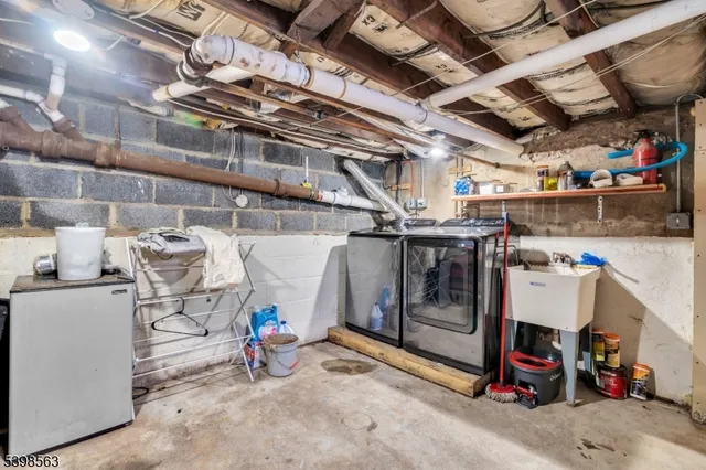 a view of storage and utility room